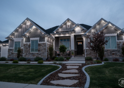 North East Ohio Permanent Exterior Accent Lighting