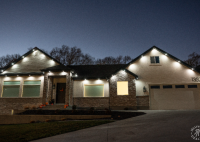 North East Ohio Permanent Exterior Accent Lighting Example 3