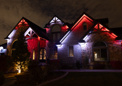 North East Ohio Permanent Exterior Gameday Lighting