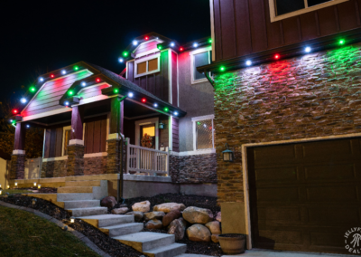 North East Ohio Permanent Exterior Holiday Lighting