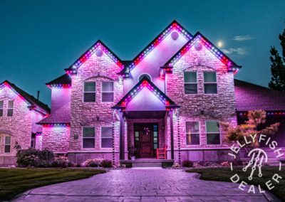 North East Ohio Permanent Exterior Holiday Lighting Valentines